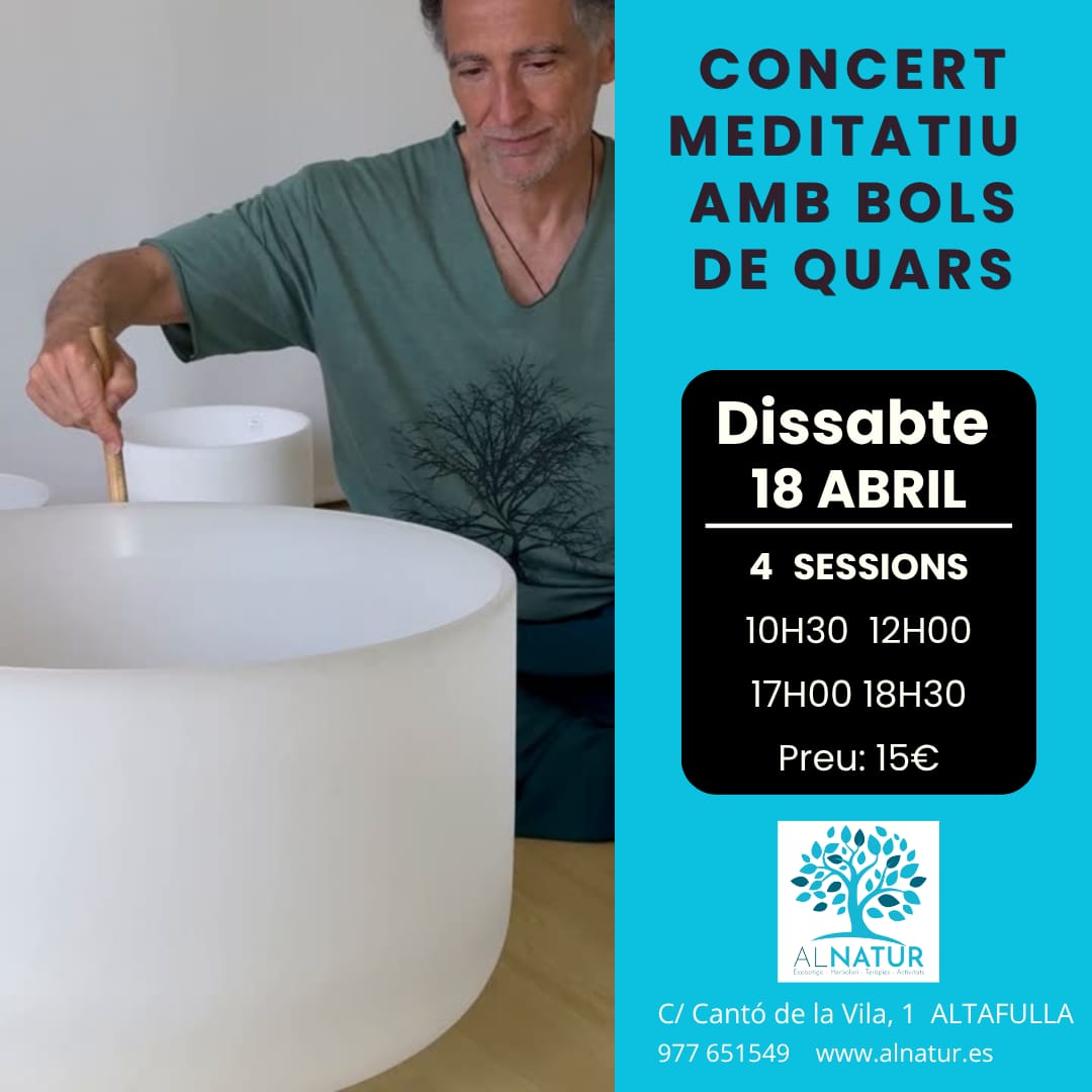 Concert Meditatiu amb Bols de Quars amb Emilio Benito   -   4 Sessions