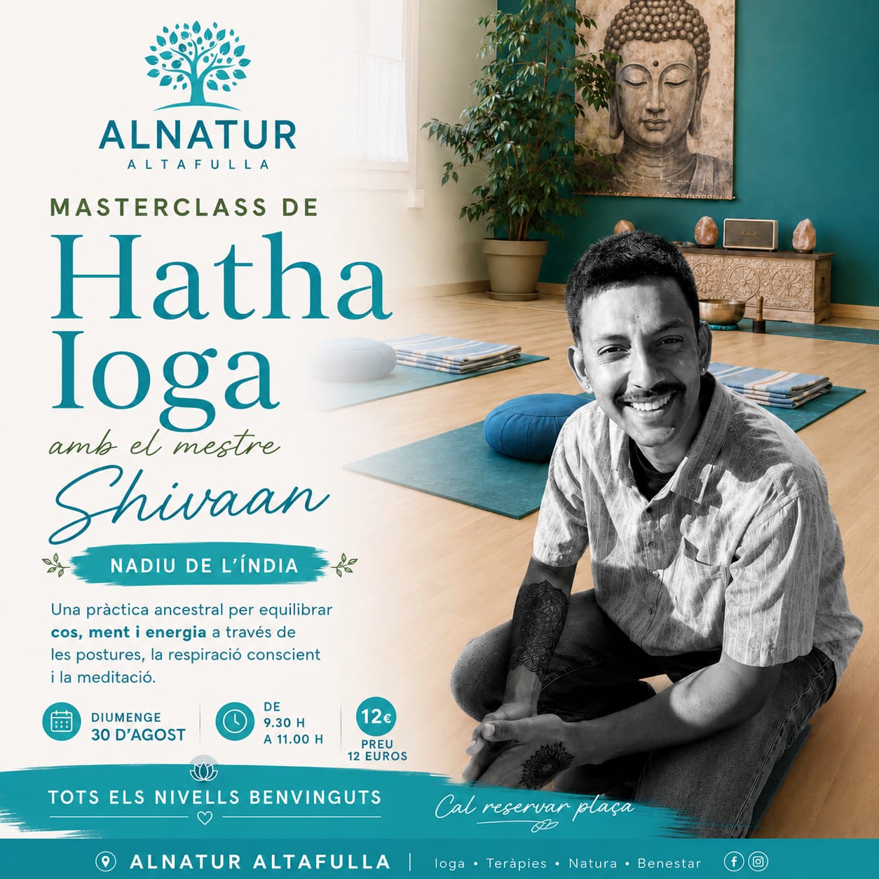 MASTERCLASS DE HATHA IOGA AMB SHIVAAN